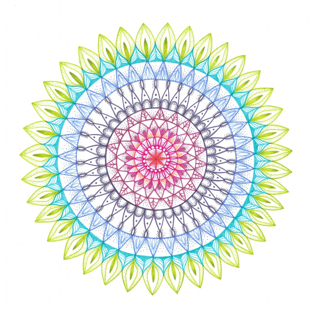 lime leaf mandala