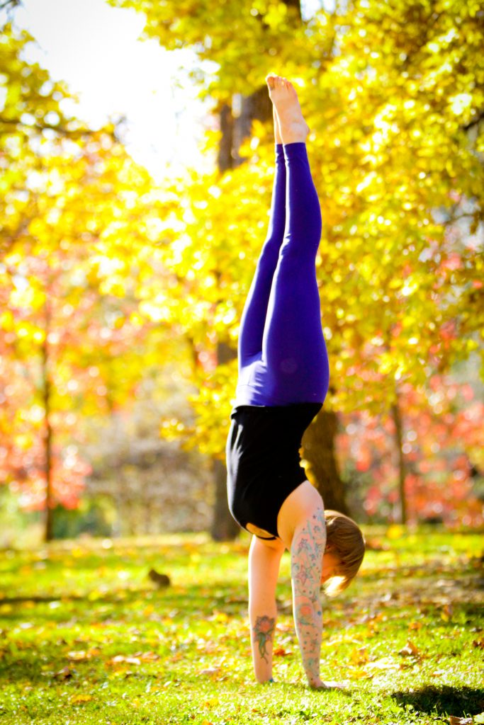 handstand yoga pose